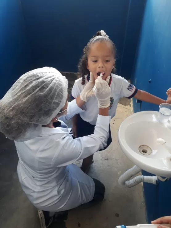 Através do Programa Saúde na Escola, a prefeitura de Itanhém vem realizando palestras/vídeos de prevenção e orientações para com a Saúde Bucal