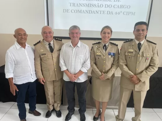 Major Kelly Ravani assume o comando da 44ª CIPM/Medeiros Neto