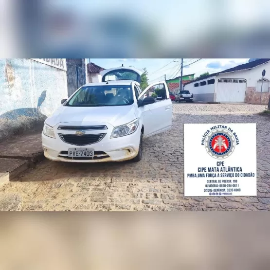 Veículo roubado em Minas Gerais é recuperado pela Caema em Itanhém