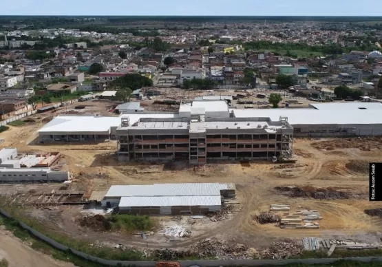 Hospital Regional Costa das Baleias tem quase 80% das obras concluídas