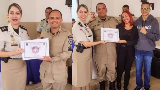 Policiais militares da 44ª CIPM de Medeiros Neto são promovidos à graduação de Cabo