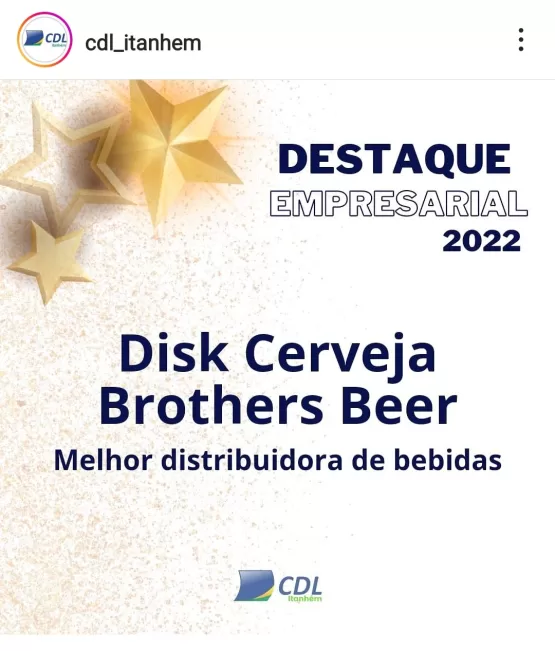 Pela 7ª vez, Brothers Beer Disk Cerveja é Destaque Empresarial em Itanhém 