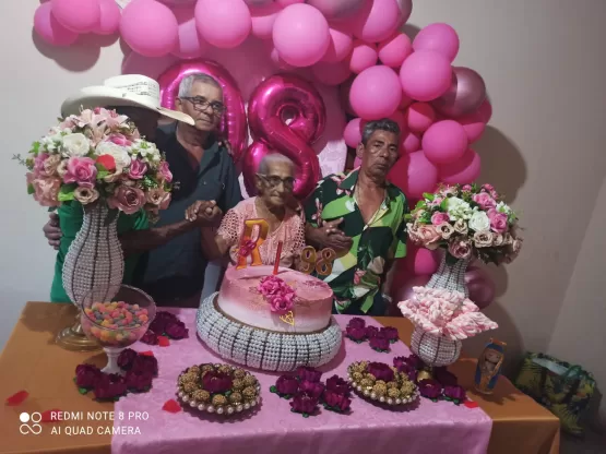 Rosa Amélia de Jesus, moradora de Ibirajá, completa 100 anos neste dia 10 de agosto 