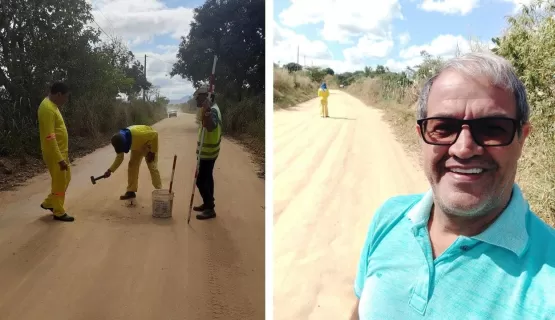 Levantamento topográfico para asfalto de Ibirajá e Cachoeira dos Catabrigas já iniciou