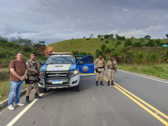 Presidente da Câmara de Itanhém intervém e PRE intensifica fiscalização para evitar acidentes na estrada de Batinga