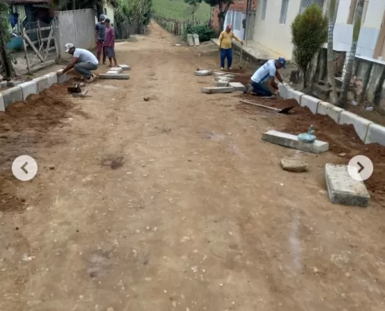 Nas redes sociais vereador Dias da Academia expressa sua gratidão ao prefeito Mildson Medeiros pelo calçamento na Vila São 