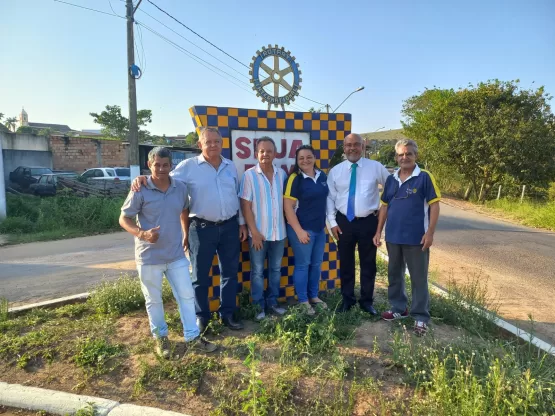 Rotary Club de Itanhém recebe visita do Governador Distrital Edilúcio Fernandes