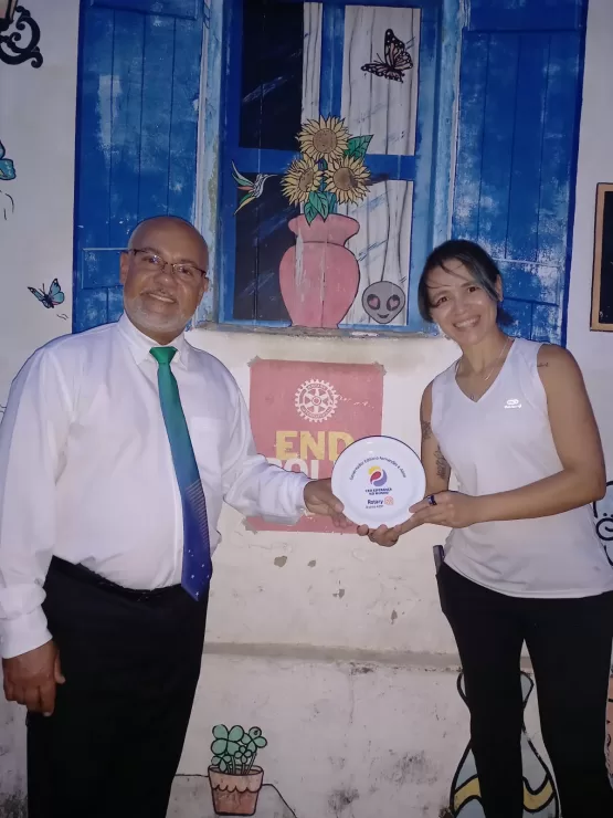 Rotary Club de Itanhém recebe visita do Governador Distrital Edilúcio Fernandes