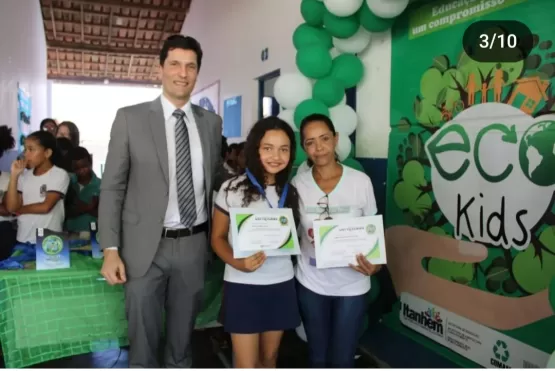 Alunos da Escola Rui Santos de Itanhém Brilham no lançamento do Projeto Eco Kids