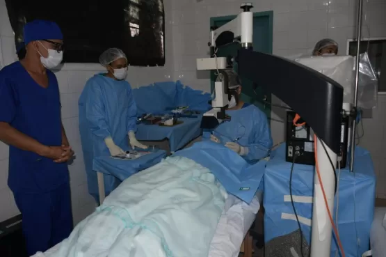 Pela primeira vez Hospital de Itanhém realiza mutirão de cirurgias de catarata e pterígio com 70 atendimentos