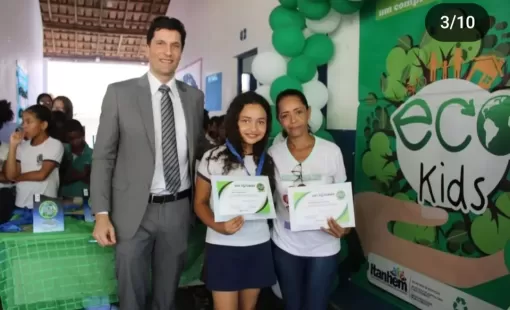 Alunos da Escola Rui Santos de Itanhém Brilham no lançamento do Projeto Eco Kids