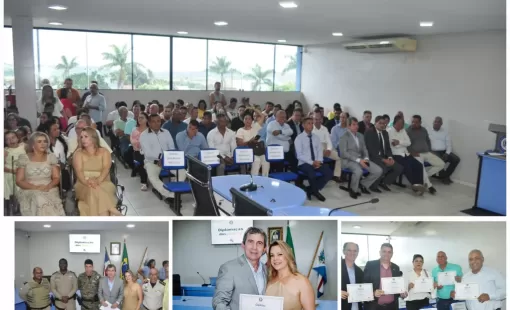 Diplomação Prefeito e vereadores