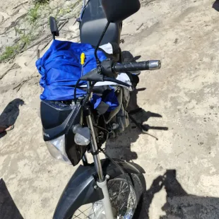 Policiais do PETO da 44ª CIPM recuperam motocicleta furtada em Medeiros Neto