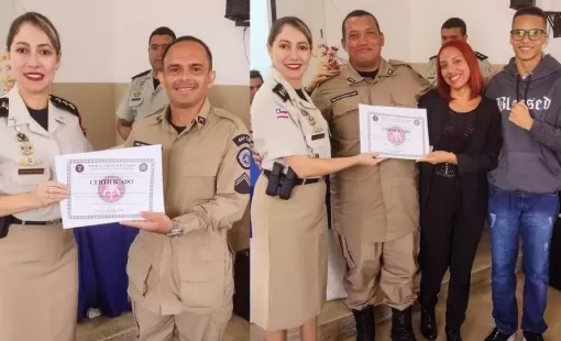 Policiais militares da 44ª CIPM de Medeiros Neto são promovidos à graduação de Cabo