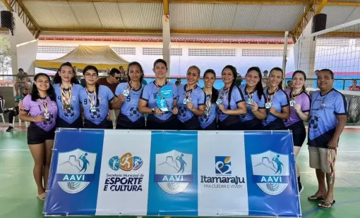 Seleção de Itanhém é Vice-Campeã na Segunda Etapa da Liga de Voleibol do Extremo Sul da Bahia